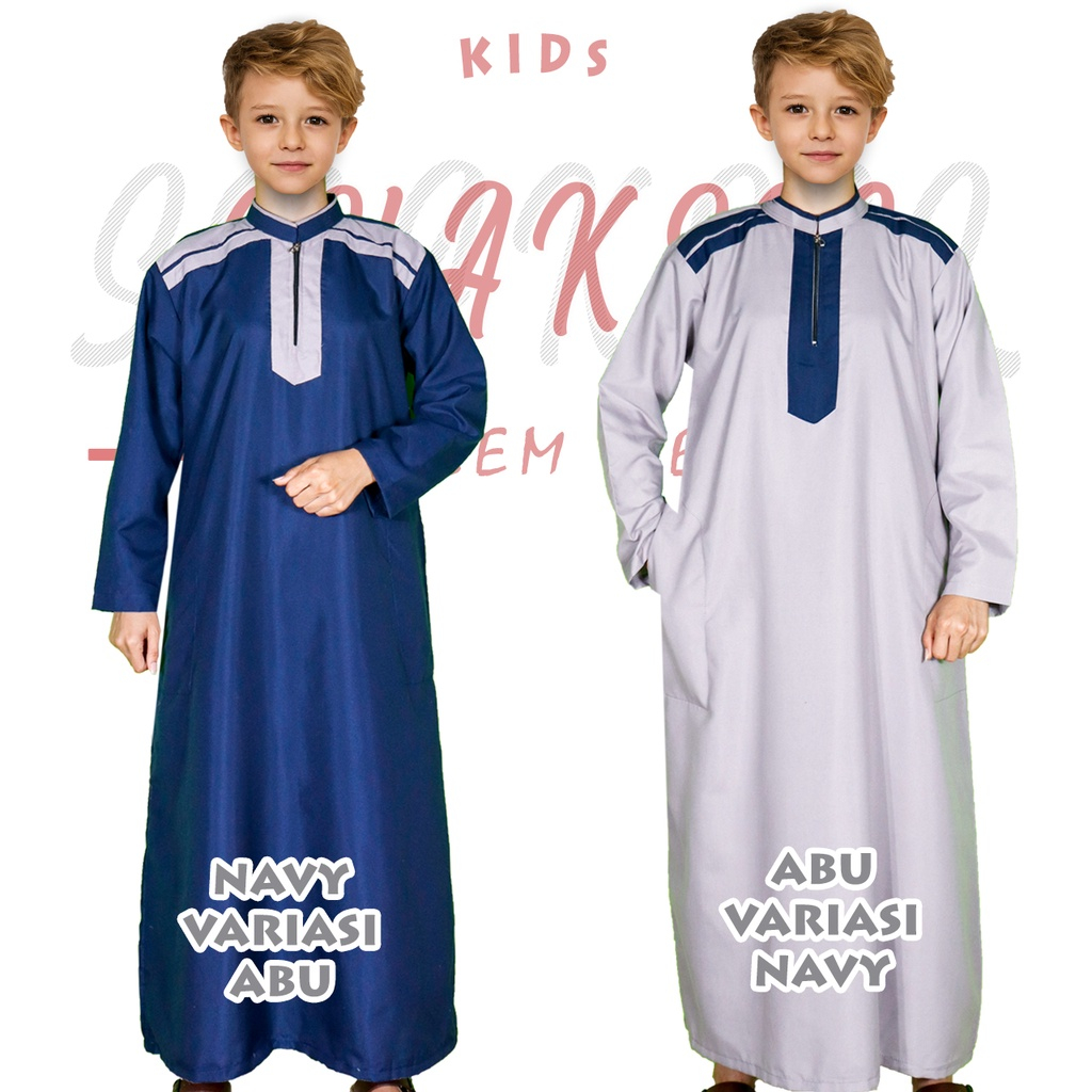 Terlaris Baju Gamis Anak Laki Laki Jubah Anak Laki Laki 2 - 15 Tahun
