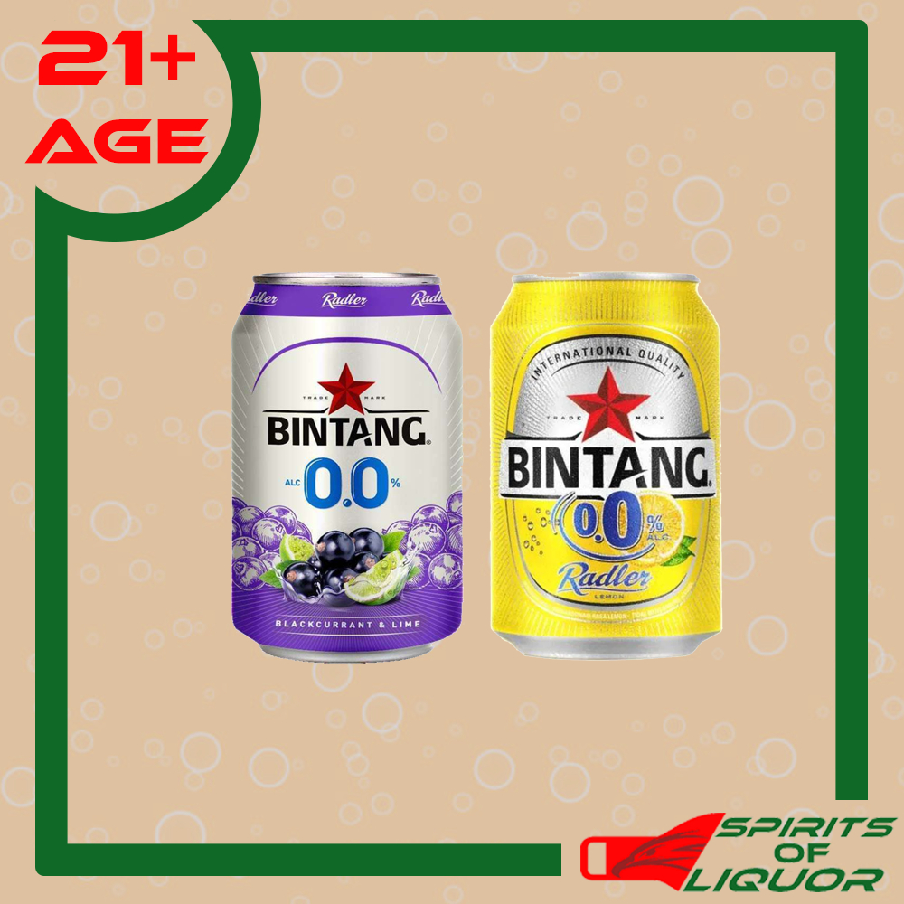 

Bintang Radler Zero Can 320ml (1 dus isi 24 kaleng)