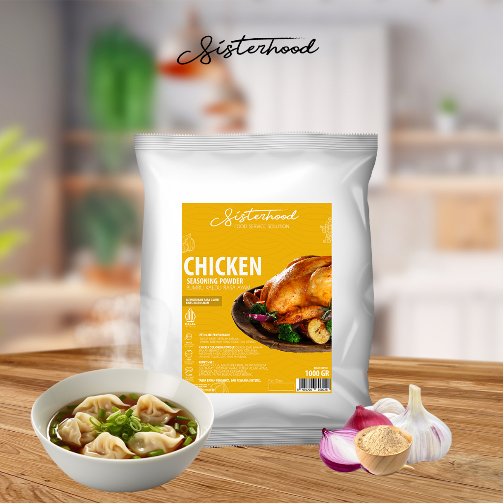 

Bumbu Kaldu Ayam 1kg - Sisterhood Chicken Seasoning Powder 1kg