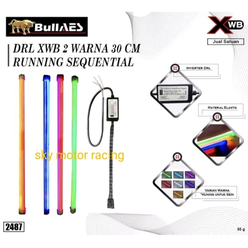 DRL Fleksible XWB 30 CM 2 MODE WITH SEIN RUNNING