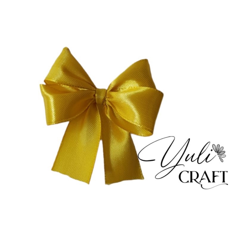 

PITA JADI Bahan Satin warna KUNING GOLd. minimal order 25pcs