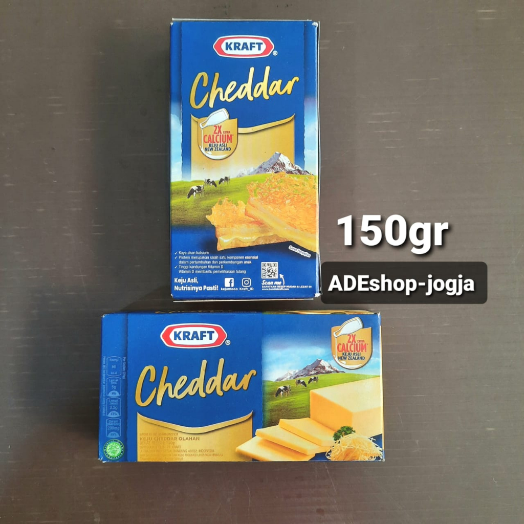 

keju cheese kraft cheddar 165gr