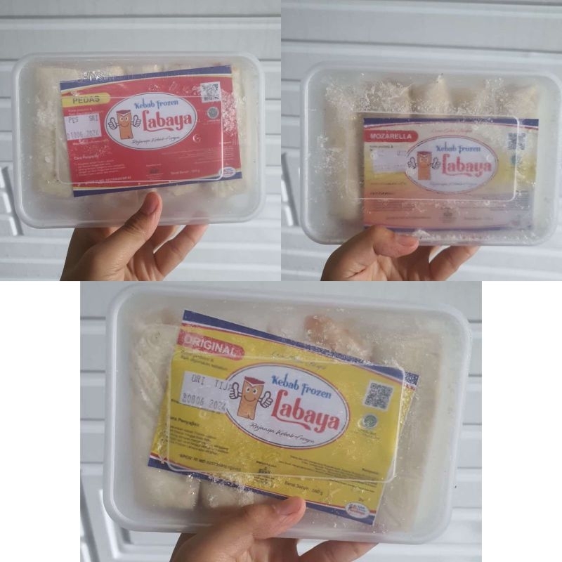 

Kebab Labaya Original Spicy Keju Mozzarella