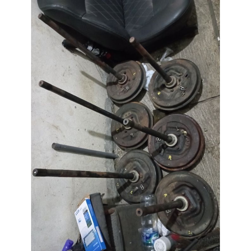 As Roda Belakang Jimny Katana Lengkap Teromol Pendek