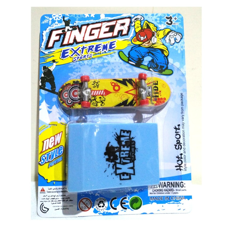 Mainan skateboard mini dengan arena - Skatepark - Mainan mini skateboard Arena