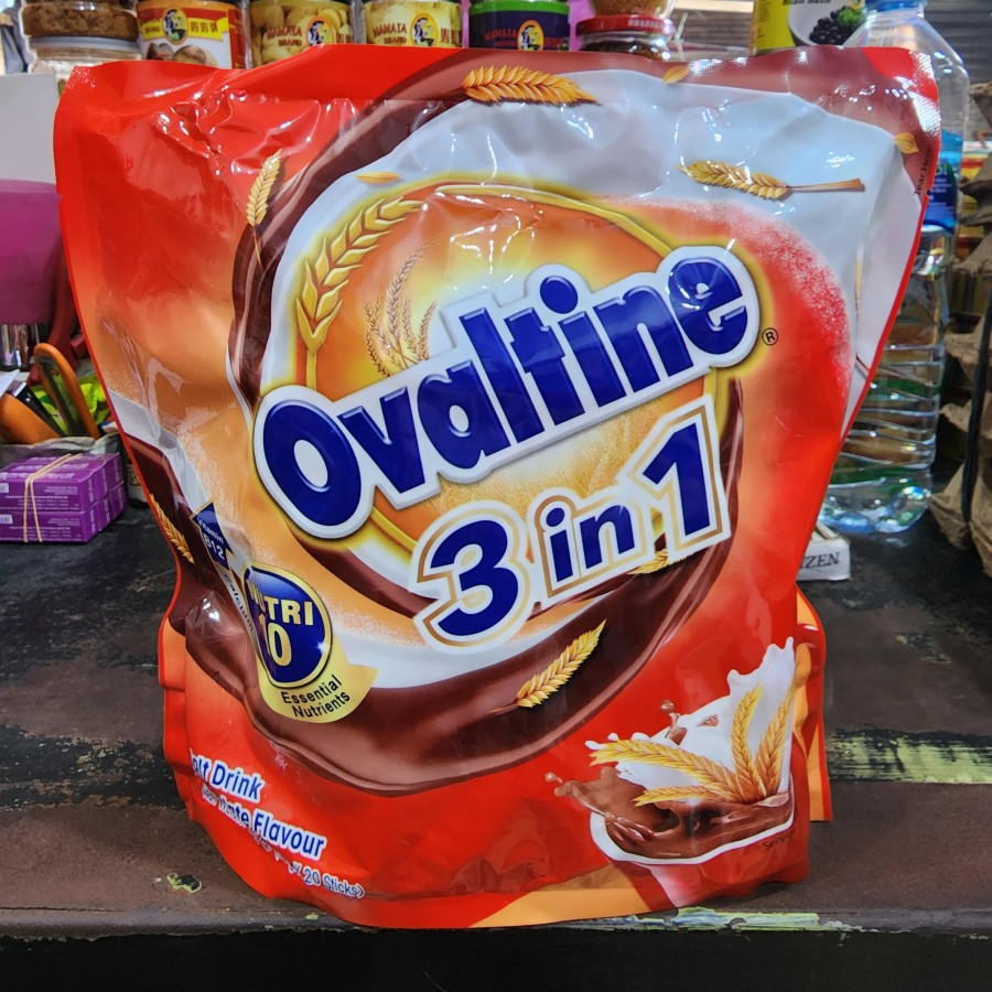 

20SASET SUSU COKLAT OVALTINE MALT DRINK 3IN1 OVALTINE SASET THAILAND OVALTINE IMPORT