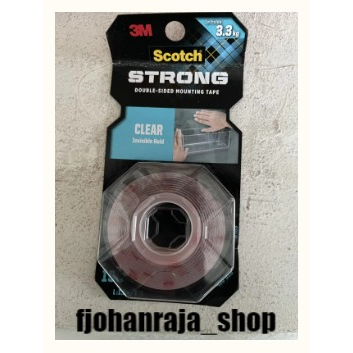 

Double Tape 3M Original USA Super Kuat Super Lengket Lem 3M Bening