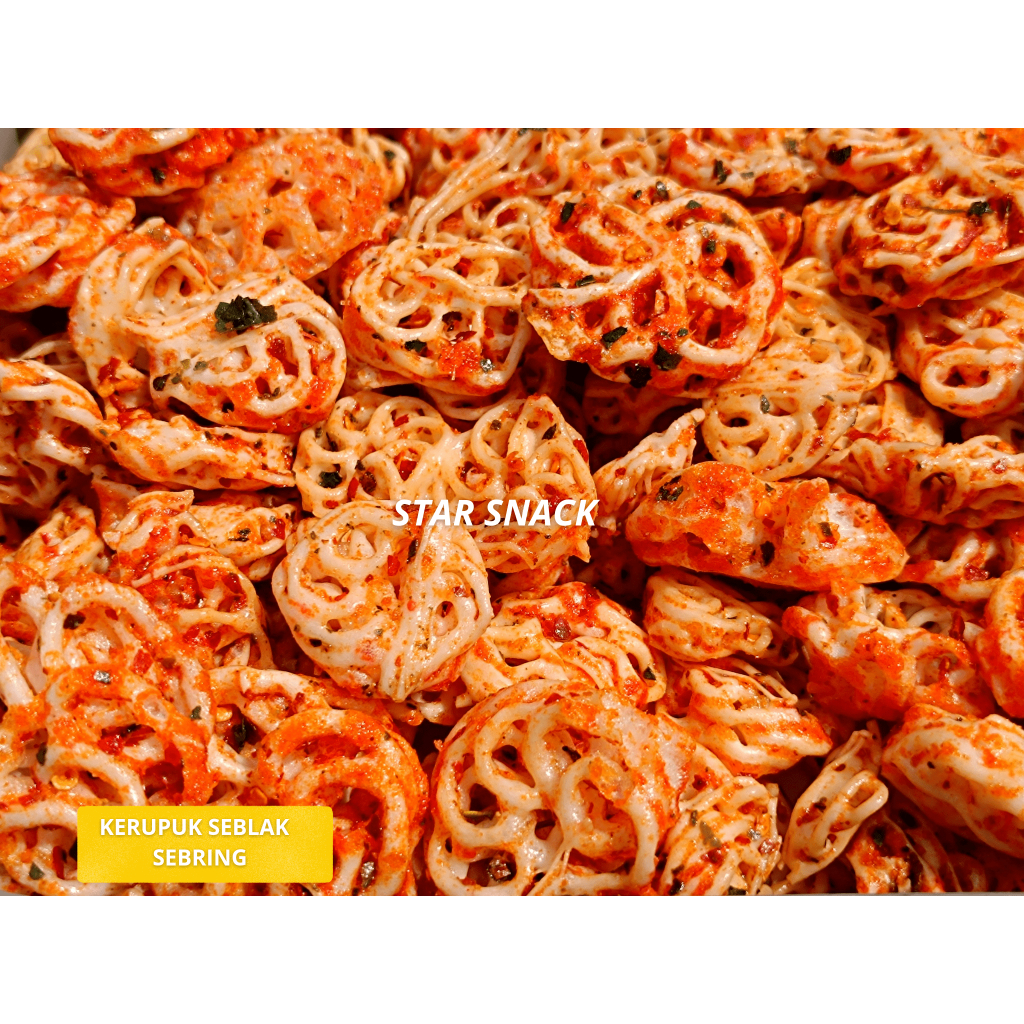 

SEBRING 250GRAM / KERUPUK SEBLAK MAWAR