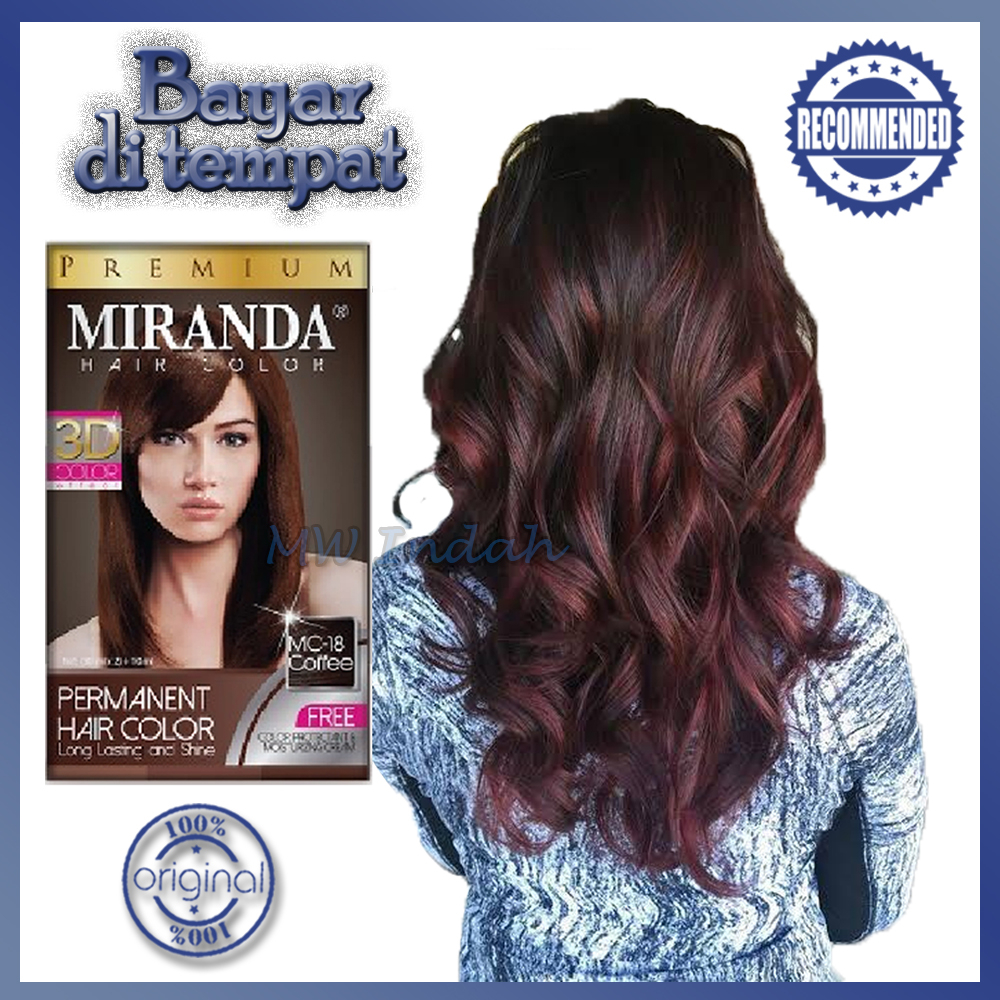 Cat Rambut Miranda Ori BPOM Semir Rambut Yang Bagus Permanen Untuk Pria Dan Wanita Pewarna Rambut Ya