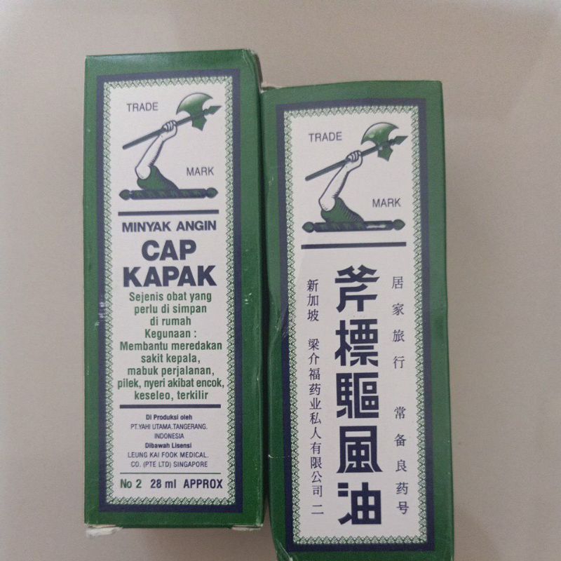 MINYAK ANGIN CAP KAPAK 28ML ORI