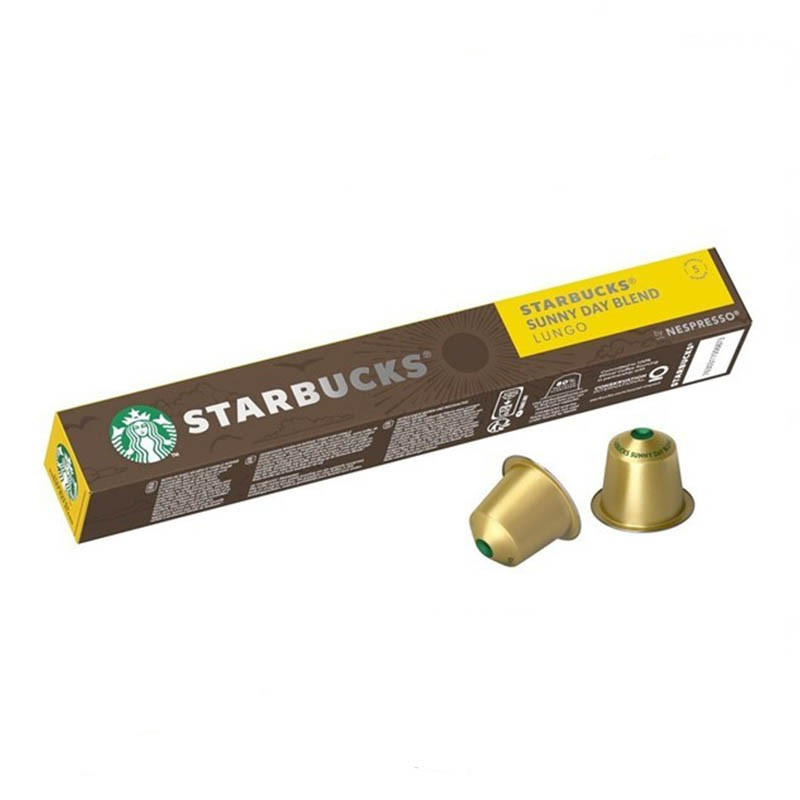 

Starbucks Nespresso Sunny Day Blend Lungo Coffee Capsules Capsule / Kapsul Kopi