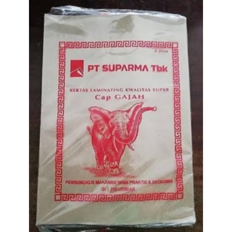 Kertas Nasi Gajah Pink / Pembungkus Makanan