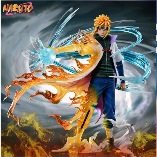 action figure koleksi Naruto shippuden 54 namikaze minato yondaime hokage the yellow flash kyubi edo