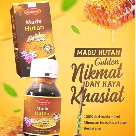 

Madu Golden Annabawy 275ml Madu Hutan Asli