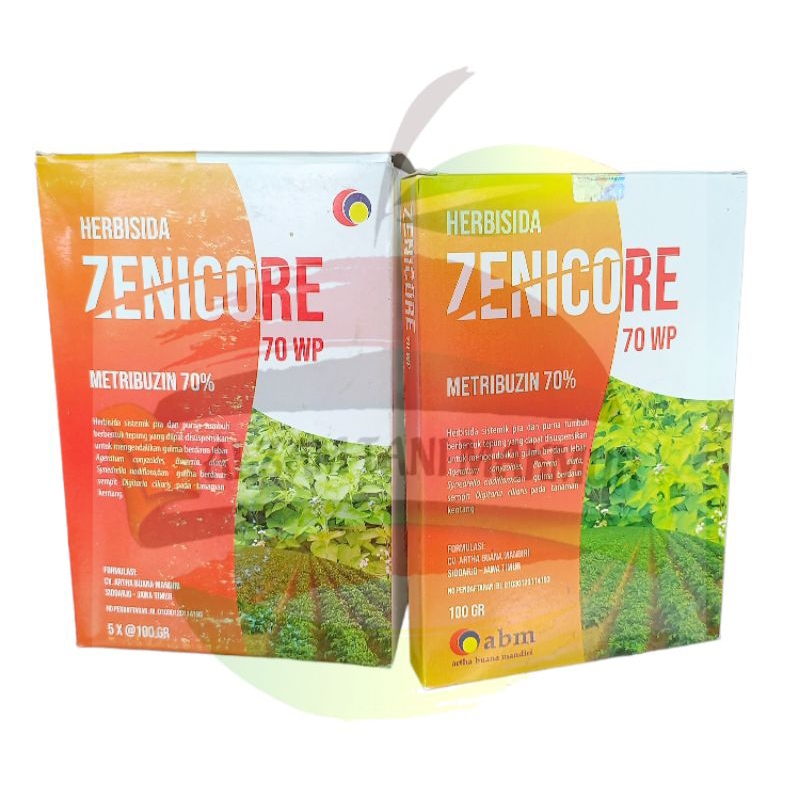 Herbisida ZENICORE 70 WP isi 100g Gram Bahan Aktif METRIBUZIN 70%