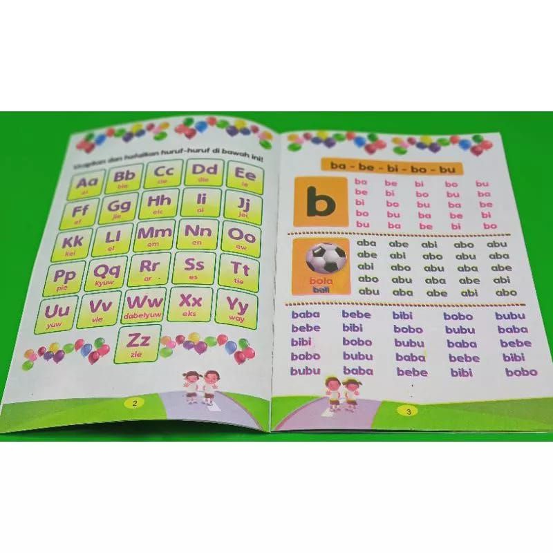 

Buku Belajar Membaca Huruf Kata pekan baru/buku belajar membaca anak