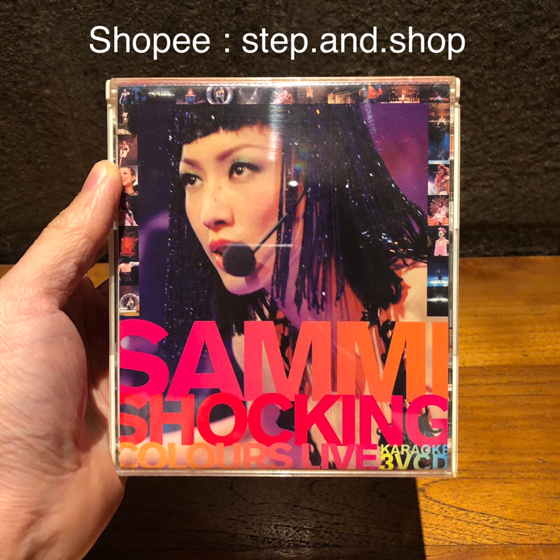 VCD Musik Lagu Mandarin - Sammi Cheng - Shocking Colours Live Concert 2001 - Karaoke 3 VCD