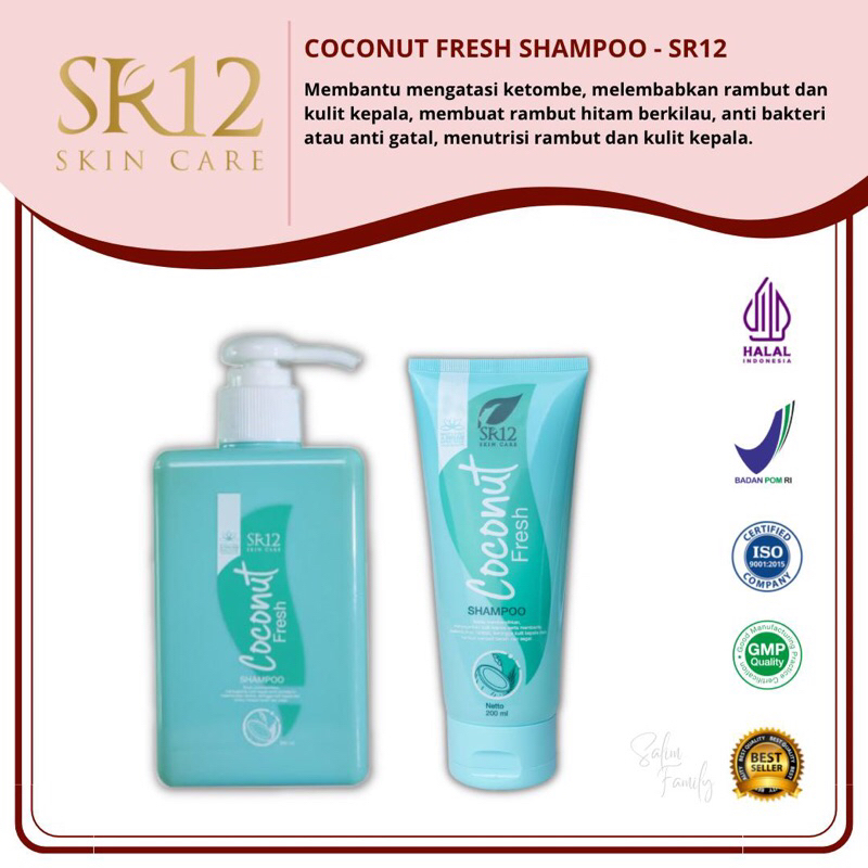 SR12 | COCONUT SHAMPO SR12 | SHAMPO PENGHILANG KETOMBE
