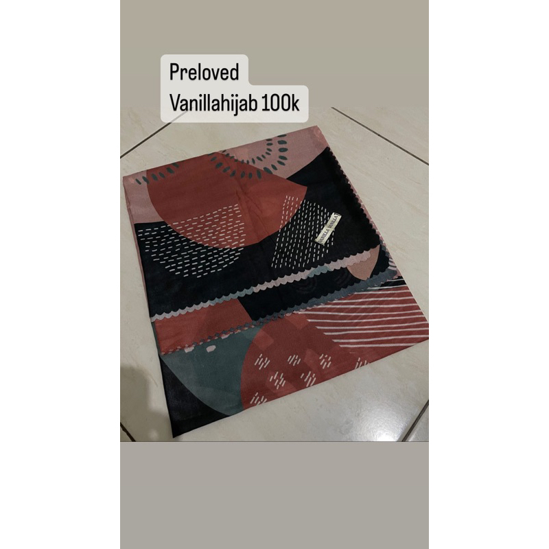 Preloved Vanillahijab Scarf