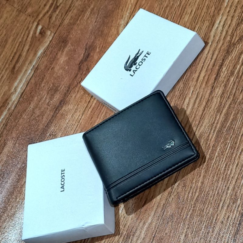 Dompet Lipat pria / Dompet Kulit Sintetis Free Box