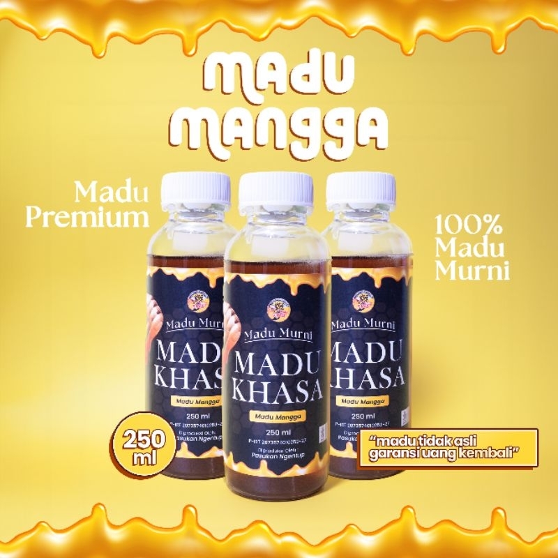 

MADU MANGGA || MADU ASLI || ORI 100% || 125 ML, 250 ML, 460 ML, 600 ML, 1 L, & 1 KG