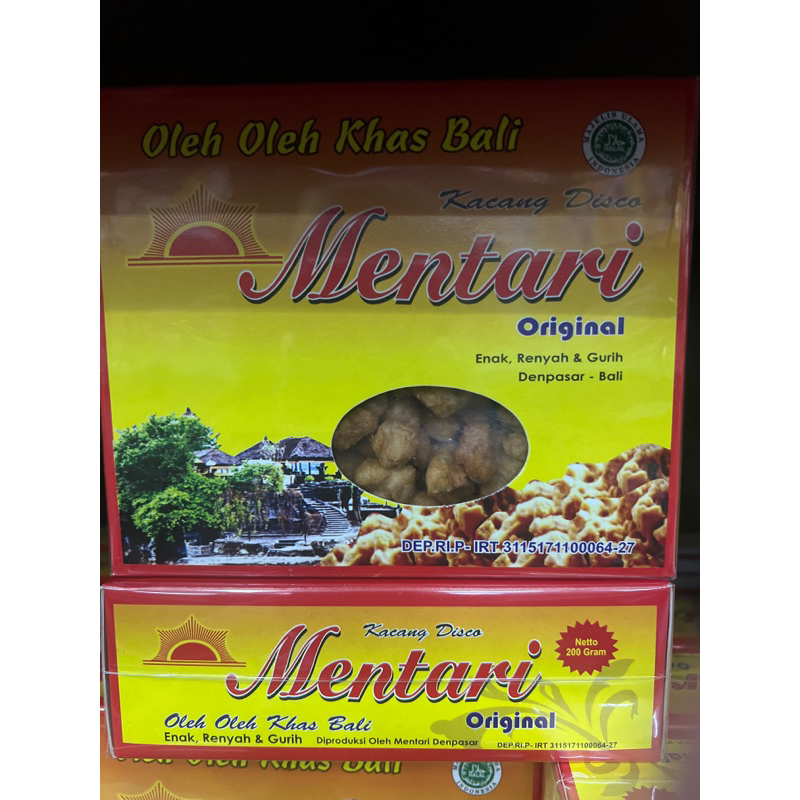 

KACANG DISCO MENTARI 200 GRAM