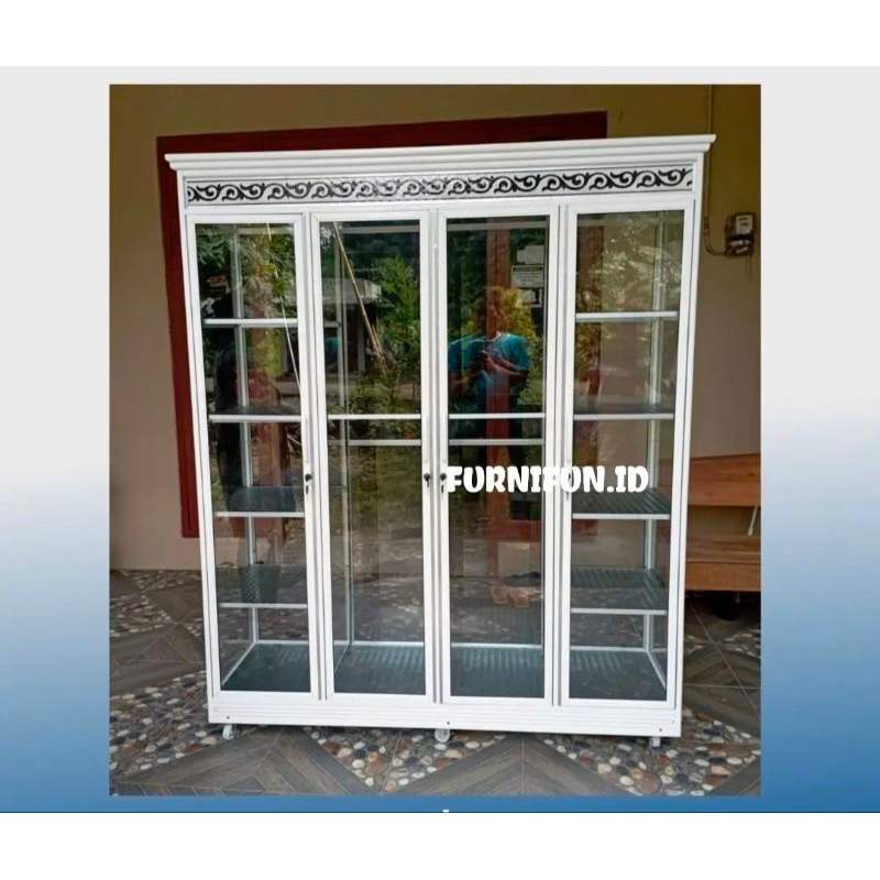 Lemari Kaca / Lemari aluminium / Lemari Baju