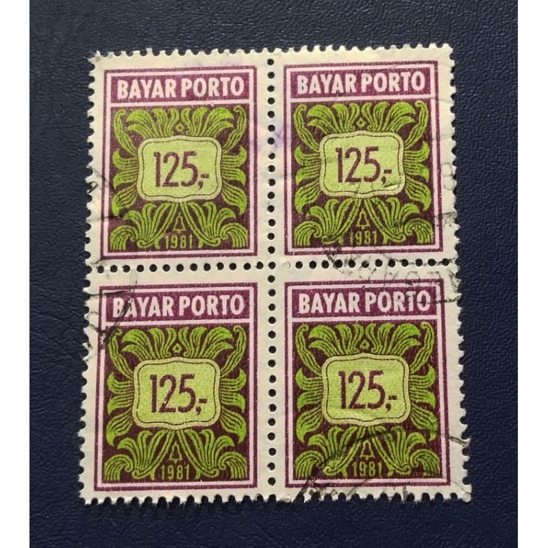 

Prangko Lawas Bayar Porto 125 Rupiah Thn 1981 B4 (4Keping)