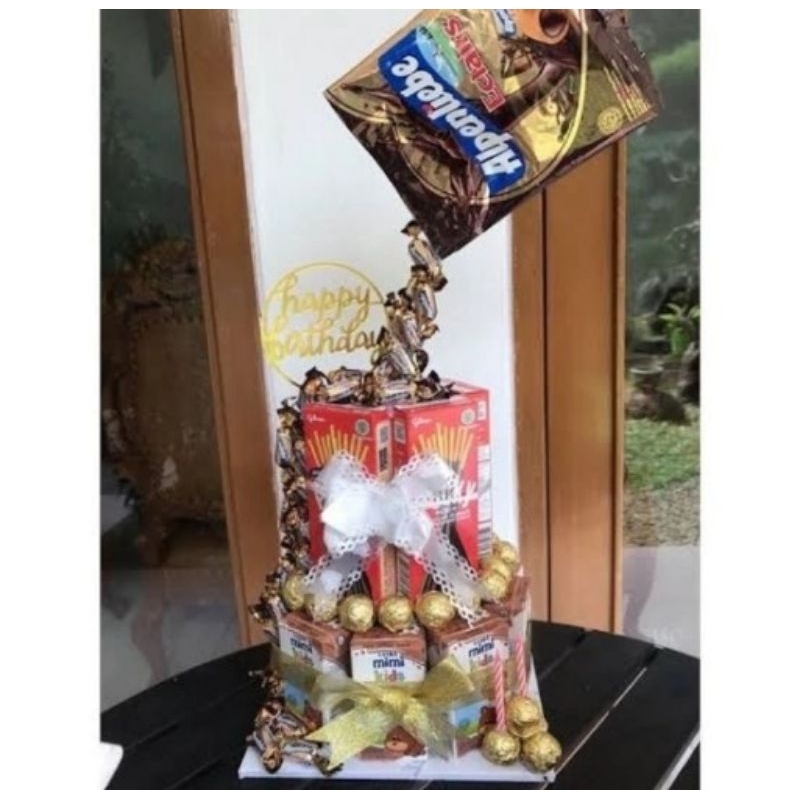 

Snack tower/snack craft/snack tower permen tumpah