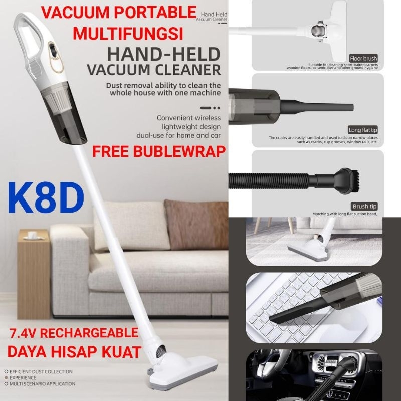 Vacuum Cleaner Multifungsi Portable Penyedot Debu Vakum Mobil Rumah