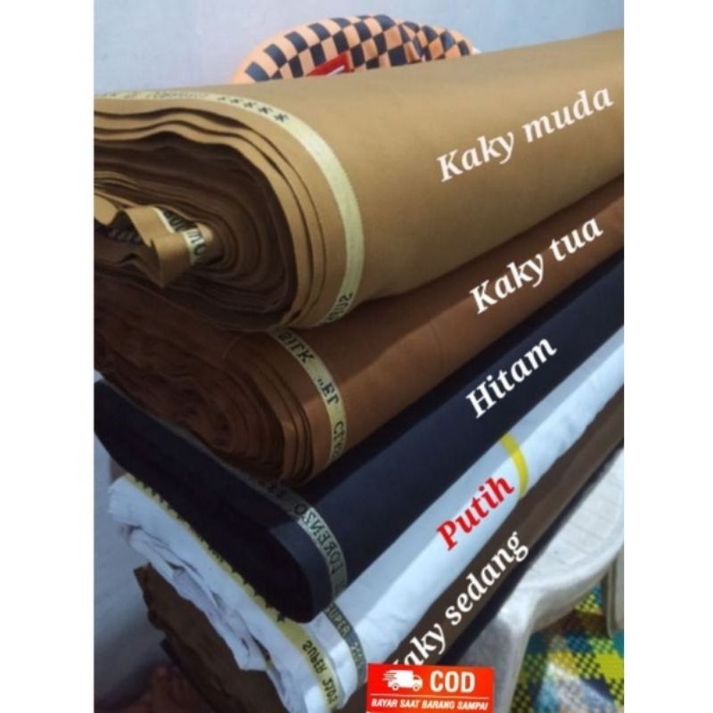 KAIN PEMDA KHAKI SUPER PREMIUM BAHAN KAIN WOOL SILK PREMIUM PNS SERAGAM PEMDA BAHAN KATUN HALUS ADEM