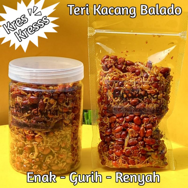 

Teri Kacang FARADYNA Teri Jengki 200gr Lauk Praktis