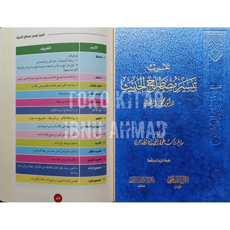 Taqrib Taisir Mushtholahul Hadits | تقريب تيسير مصطلح الحديث