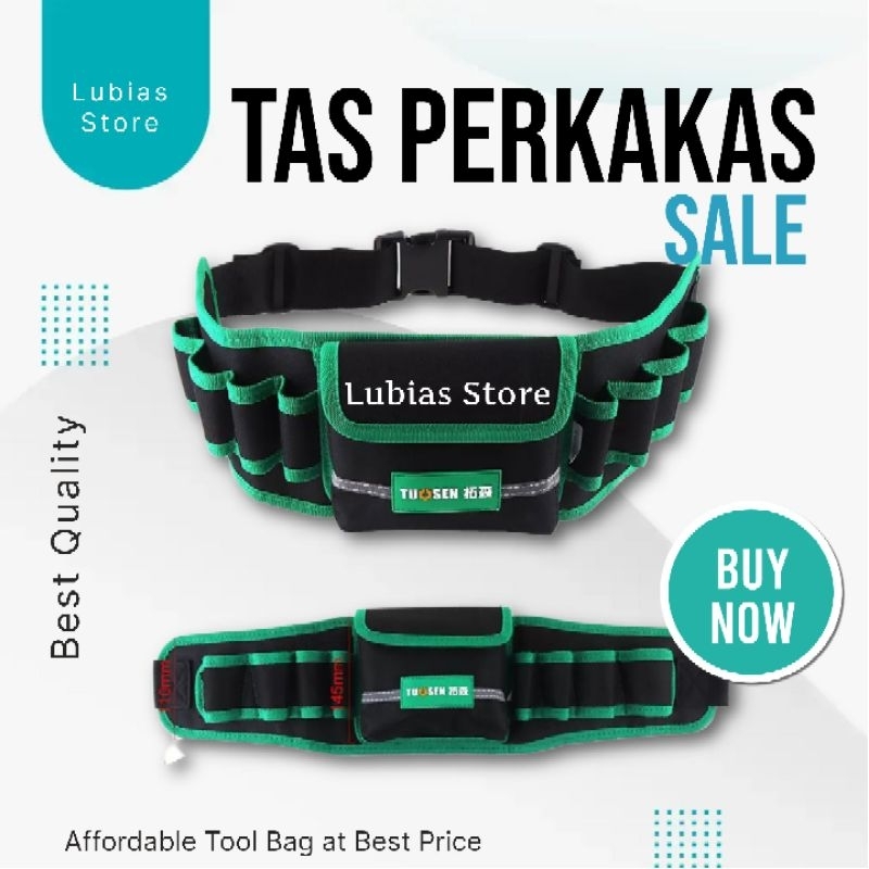 Tas Tukang Bangunan Listrik Tas Penyimpanan Perkakas