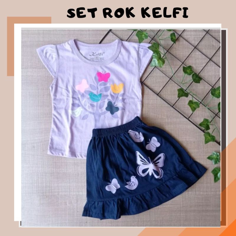 SETELAN ROK KELFI / SETELAN ROK ANAK