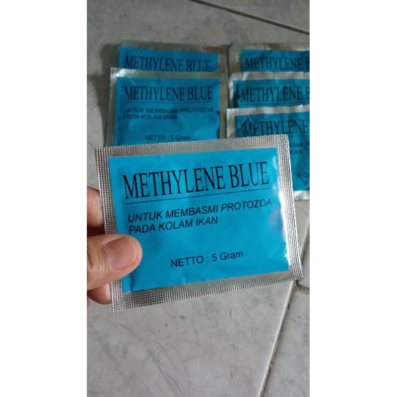 Methylene Blue Bubuk Serbuk Obat Ikan hias 5gr (BUBUK)