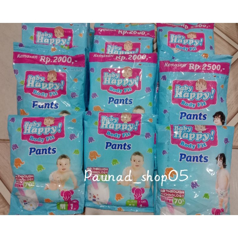 PAMPERS BABY HAPPY renceng UKURAN M