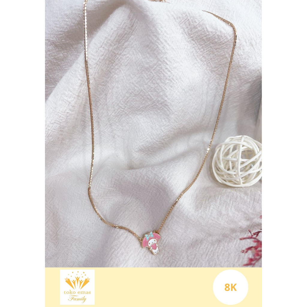 Kalung Emas Anak Kadar 420 (9K) Model Koye Berat 1 - 5 Gram an