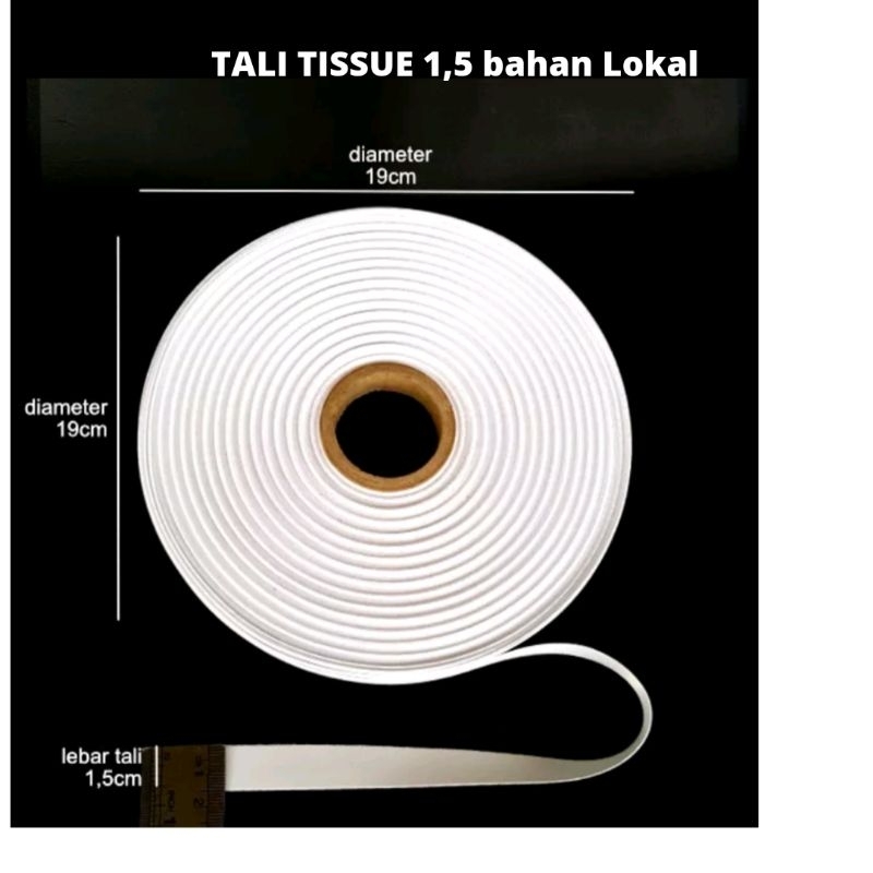 

YEN Tali Tissue 1,5 Cm Bahan Lokal Tali Sublim 1,5cm Bahan Lokal Tali Lanyard Tissue 1,5 Cm