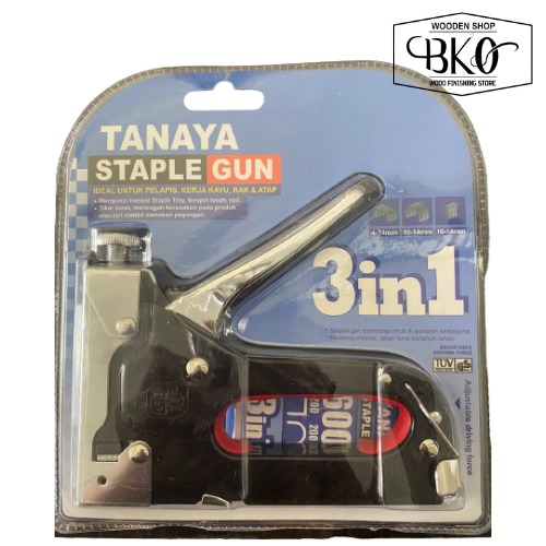 

Staples Gun 3 in 1 Way Heavy Duty Staples Tembak Hekter Jok