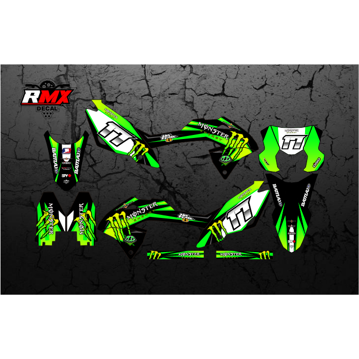DECAL KLX BF FULLBODY (044) DEKAL STIKER KLX 150 BF/G/L/SE/EXTREME/NEW 2016 2017 2018 2019 2020 2021