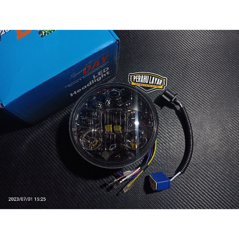 LAMPU DAYMAKER DAY 5,75 INCH 16 LED DAYMAKER 5,75 INCH MERK DAY SET SOKET H4