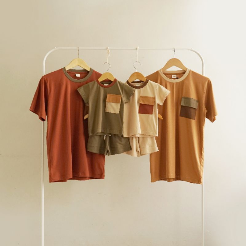 MINIMUU - Limma Series Ayah dan Ibu Baju Lebaran ( Family Set | Kaos Busui Limma Series | Kaos Dewas