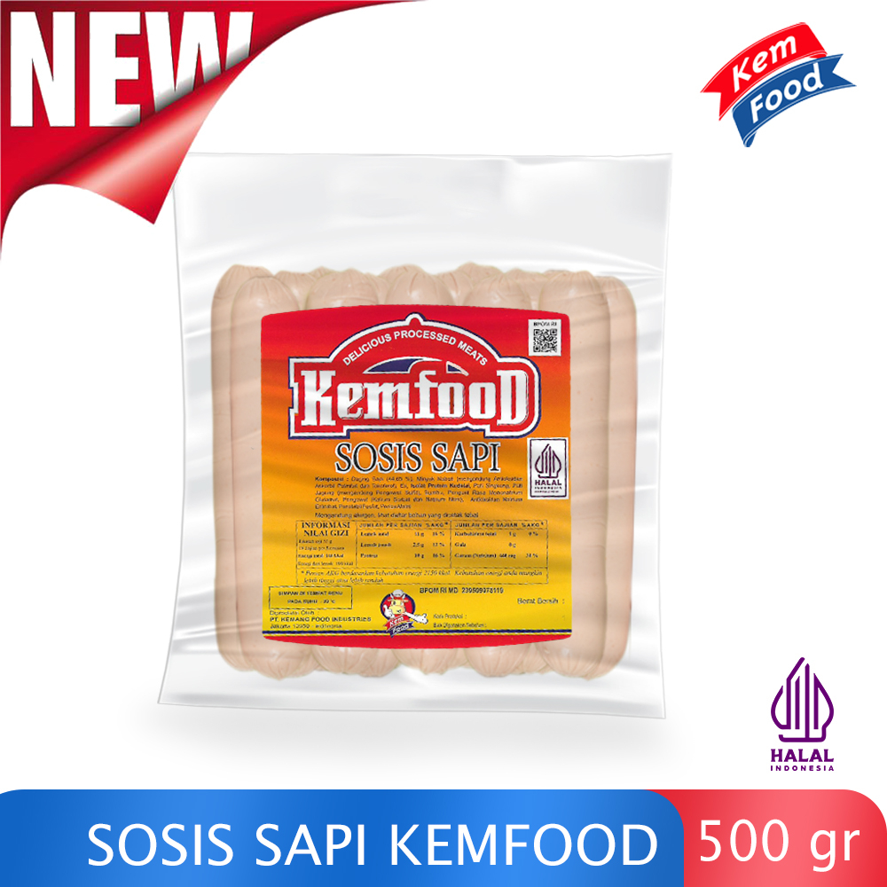 

Kemfood Sosis Sapi - Beef Sausages 500 gr