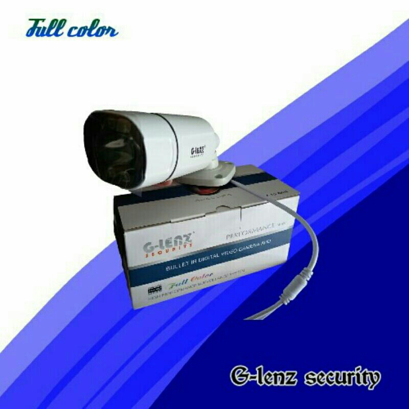 camera cctv 2mp full color glenz  outdoor