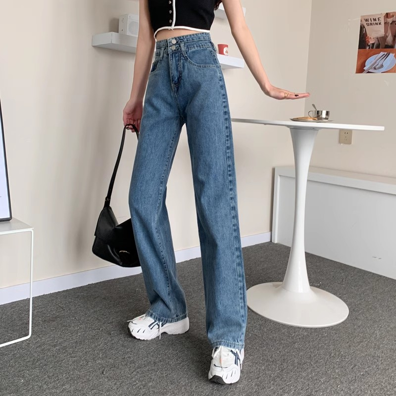 [ Obral Cuci Gudang ] The Monseur Gallery Celana Jeans Wanita High Waist Loose Tbk