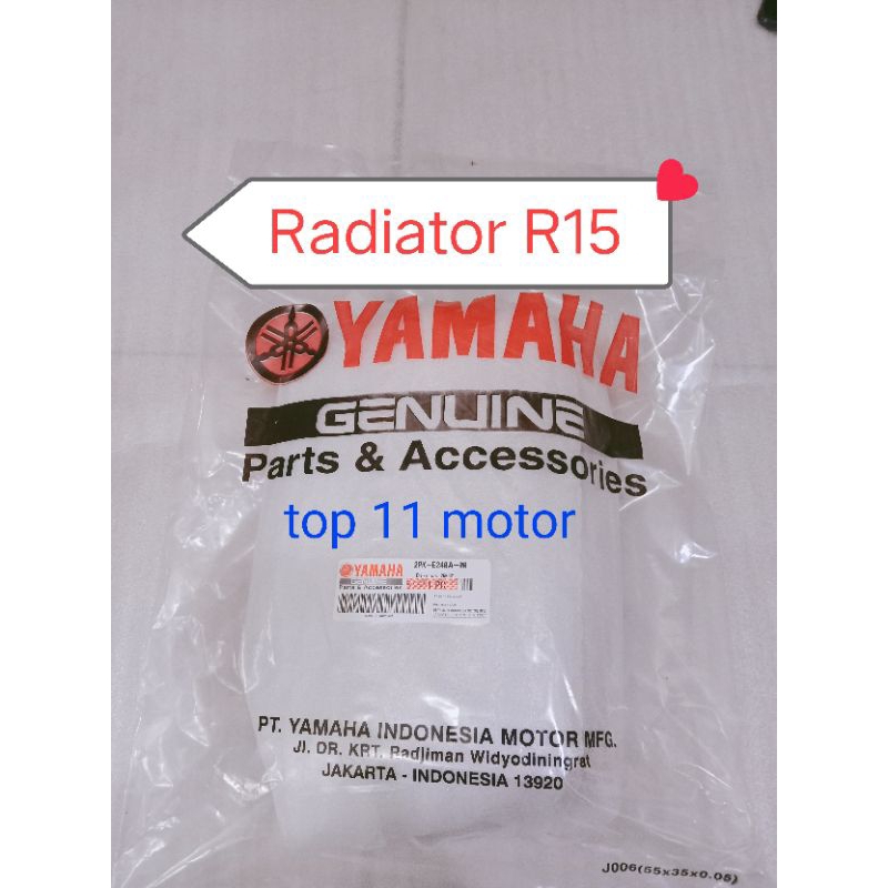 Radiator r15 / radiator comp assy yamaha R15 2PK