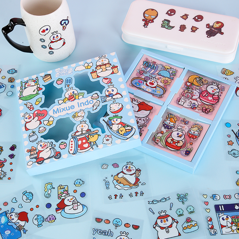 COD - Ellie Stiker BT21 Masu Korea Isi 100 Pcs Sticker Deco Aesthetic / Bujo /Scrapbook Momo Girl St