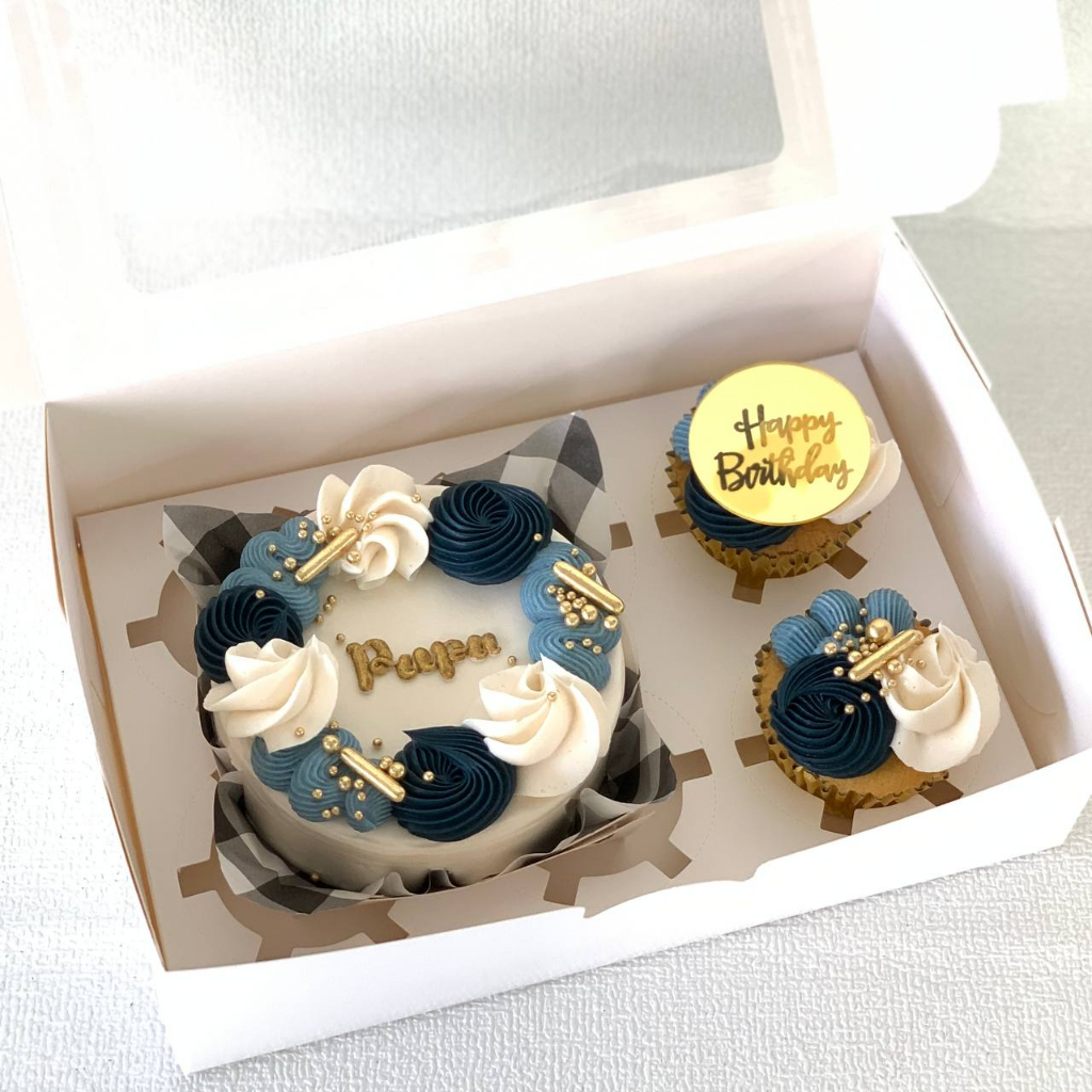 

Mini Korean X Cup Cake Blue