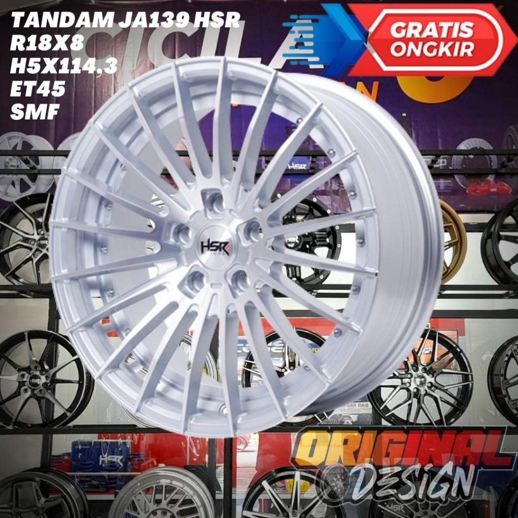 Velg Mobil Ring 18 R18 HSR TANDAM Untuk HRV , CRV , OUTLANDER , JUKE